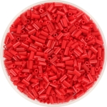 miyuki bugles 3 mm - opaque red 