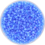 miyuki cubes 1.8 mm - transparant matte ab sapphire