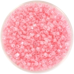 miyuki cubes 1.8 mm - baby pink lined crystal 