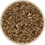 miyuki cubes 1.8 mm - metallic dark bronze