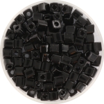 miyuki cubes 4 mm - opaque black