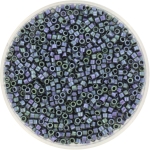 miyuki delica's 11/0 - metallic matte iris blueberry gold