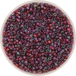 miyuki delica's 11/0 - mulberry rainbow gold luster