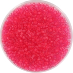 miyuki delica's 11/0 - transparant dyed bubble gum pink 