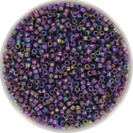 miyuki delica's 11/0 - opaque luster purple gray rainbow 