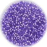 miyuki delica's 11/0 - silverlined dyed purple