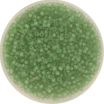 miyuki delica's 11/0 - transparant light moss green