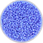 miyuki delica's 11/0 - opaque ab medium blue