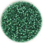miyuki delica's 11/0 - silk satin dyed emerald