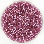 miyuki delica's 11/0 - duracoat silverlined dyed orchid