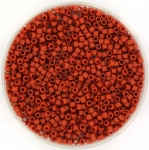 miyuki delica's 11/0 - opaque glazed frosted red