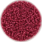 miyuki delica's 11/0 - duracoat opaque dyed raspberry