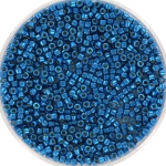 miyuki delica's 11/0 - duracoat galvanized deep aqua blue