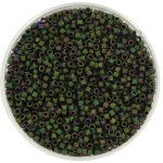 miyuki delica's 11/0 - metallic matte iris dark green 