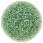 miyuki delica's 11/0 - lime lined crystal ab 