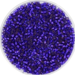 miyuki delica's 11/0 - silverlined dyed dark violet