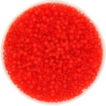 miyuki delica's 11/0 - transparant matte red orange 
