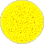 miyuki delica's 11/0 - opaque matte yellow 