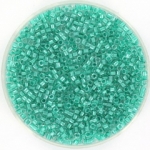 miyuki delica's 11/0 - sparkling aqua green lined crystal 