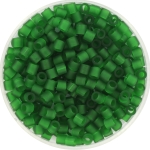 miyuki delica's 8/0 - transparant matte green 