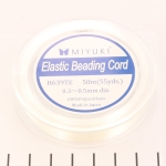 Miyuki elastiek koord - 0.4 mm 50 meter