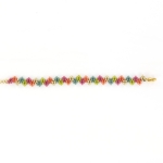 DIY pakket blaadjes armband  - rocailles 11/0 elegant fall mix148