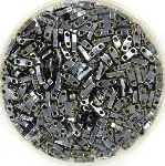 miyuki quarter tila 5x1.2 mm - opaque light gunmetal