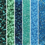 miyuki seed beads 11/0 - blue lagoon