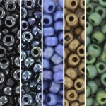 miyuki seed beads 6/0 - jungle jeans