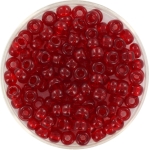 miyuki seed beads 6/0 - transparant ruby