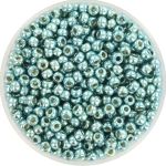 miyuki seed beads 8/0 - duracoat galvanized dark sea foam