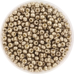 miyuki seed beads 8/0 - duracoat galvanized pewter