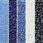 miyuki seed beads 11/0 - blue wonder