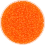 miyuki seed beads 11/0 - transparant orange