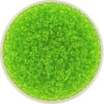 miyuki seed beads 11/0 - transparant lime