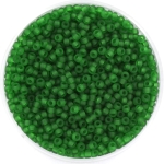 miyuki seed beads 11/0 - transparant matte green 