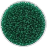 miyuki seed beads 11/0 - transparant matte emerald