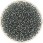 miyuki seed beads 11/0 - transparant gray