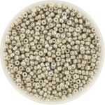 miyuki seed beads 11/0 - opaque luster smoke gray 