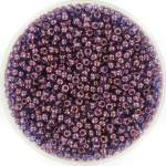 miyuki seed beads 11/0 - gold luster violet