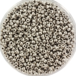 miyuki seed beads 11/0 - palladium plated