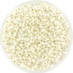 miyuki seed beads 11/0 - silverlined matte crystal