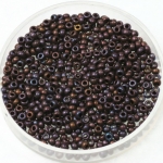 miyuki seed beads 11/0 - metallic matte iris dark raspberry