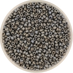 miyuki seed beads 11/0 - metallic matte tawny gray