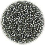 miyuki seed beads 11/0 - silverlined gray