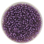 miyuki seed beads 11/0 - fancy lined lavender