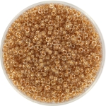 miyuki seed beads 11/0 - sparkle metallic gold lined crystal