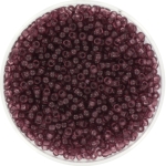 miyuki seed beads 11/0 - transparant smoky amethyst