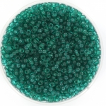 miyuki seed beads 11/0 - transparant teal