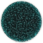 miyuki seed beads 11/0 - transparant dark teal